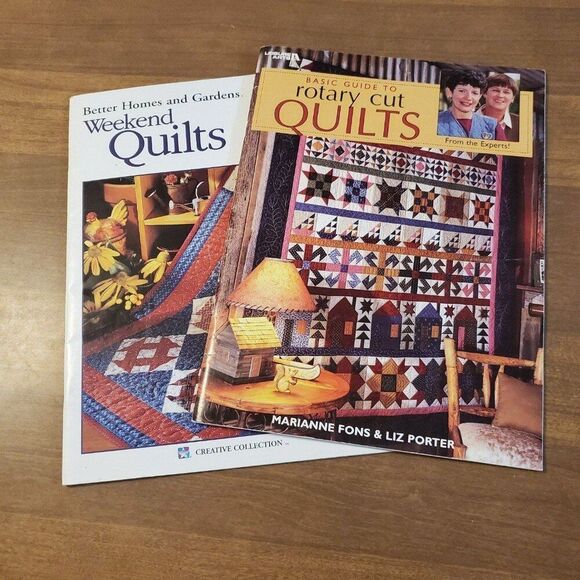 Quilt Pattern Booklets Lot Of 2  Patterns, quilting basics & instructions - Picture 1 of 12